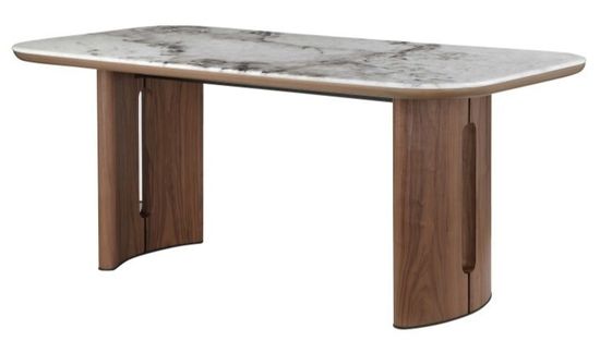 Стол BARK 180 цвет CA035, керамика / Орех