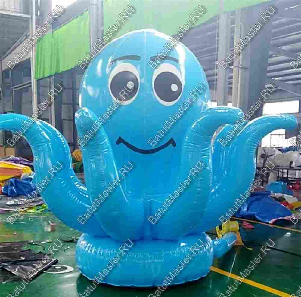 Надувной водный аттракцион "Осьминог" 1,8*1,8*1 м