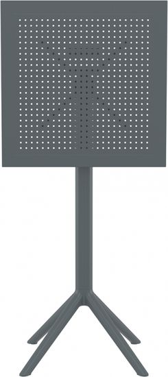 Стол пластиковый барный складной Sky Folding Bar Table 60 темно-серый Турция