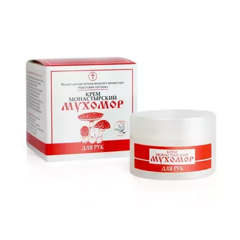 Монастырская аптека Крем для рук Мухомор 50 мл