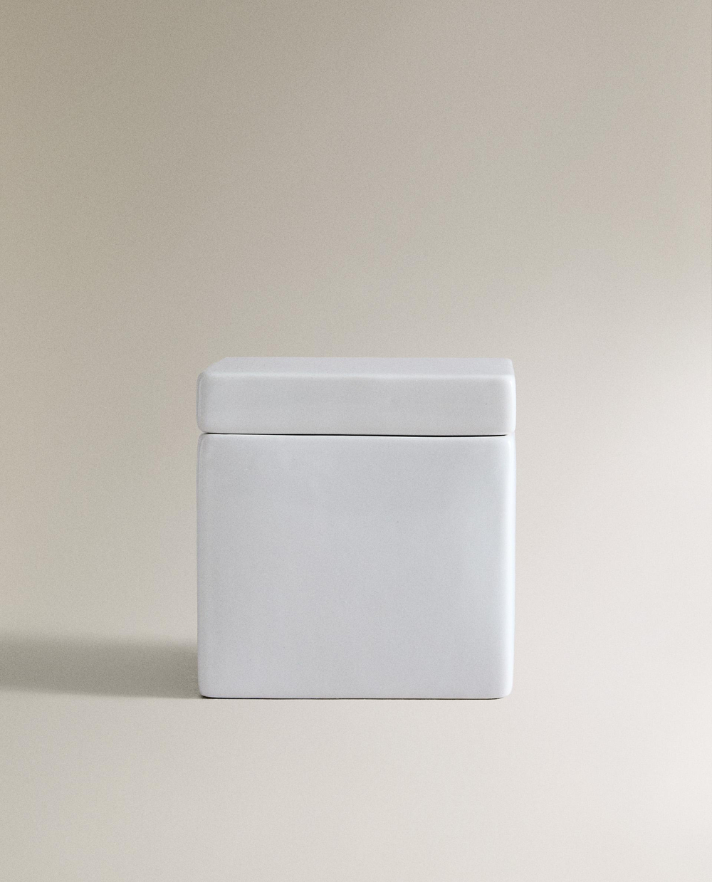 Zara Home коробка для хранения, фаянс, белый