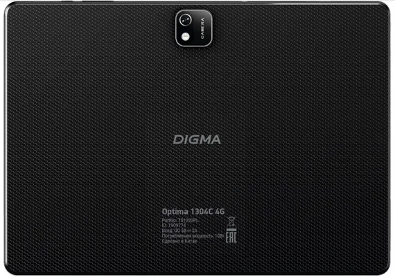 Задняя крышка с рамкой для Digma Optima 1304С 4G (Черная)
