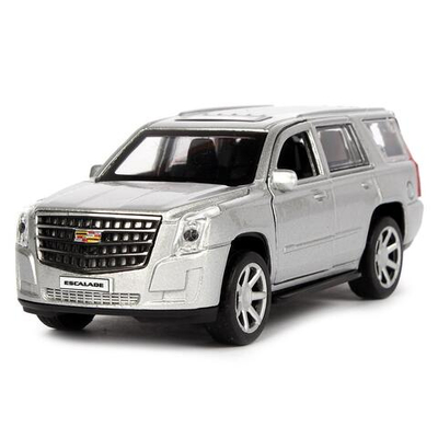 Модель ин. мет. "Cadillac Escalade" 12см, открыв. двери,серебрист. ESCALADE-SL(Технопарк)