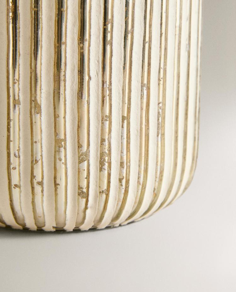 ZARA HOME НОВОГОДНИЙ СТЕКЛЯННЫЙ ФОНАРЬ С РУЧКОЙ, СЕРЕБРЯНЫЙ