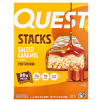 Quest Nutrition, Stacks, протеиновый батончик, соленая карамель, 4 батончика, 67 г (2,36 унции) каждый