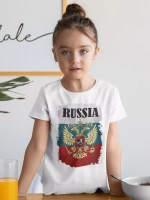 Футболка с гербом России