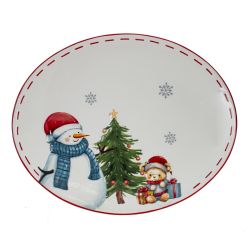 GAEM Блюдо "Веселый Новый год", L31 W25,5 H2,5 см