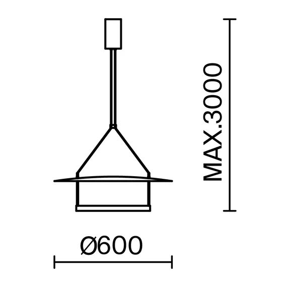Подвесной светильник Атмосфера / Ambience 3000К 30Вт Maytoni mod280pl-l30b3k