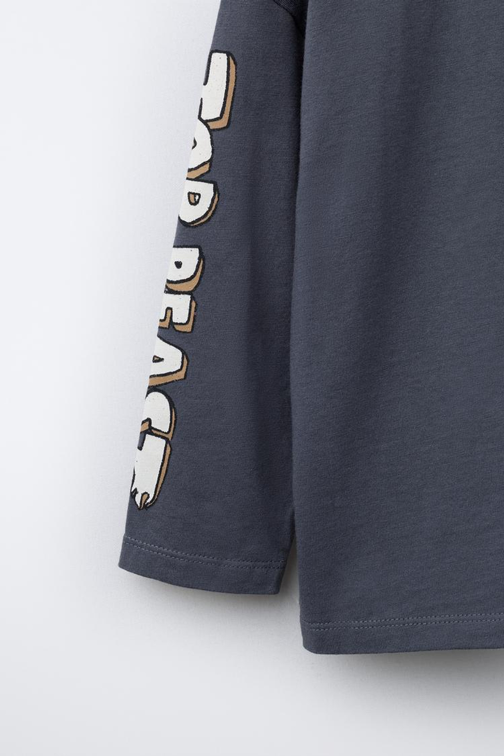 ZARA ФУТБОЛКА С ПРИНТОМ MONSTERS WHEELS ©, АНТРАЦИТОВО-СЕРЫЙ