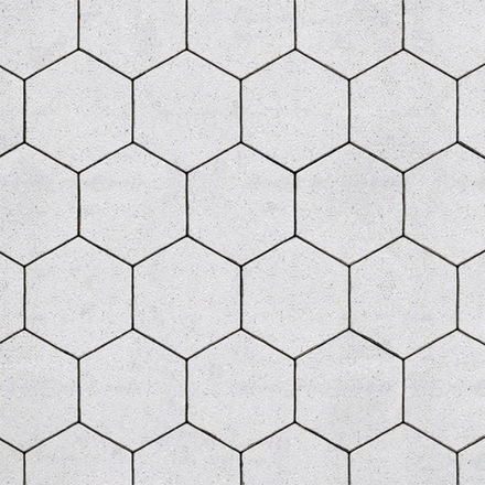 Тротуарная плитка СОТЫ - Стоунмикс Белый