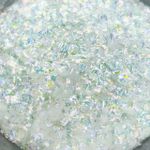 Хлопья белый хамелеон MixSomi-18 для дизайна ногтей, маникюра, бодиарта, макияжа...