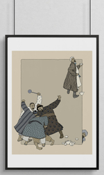 Постеры с иллюстрациями А. Дмитриева и И. Олейникова