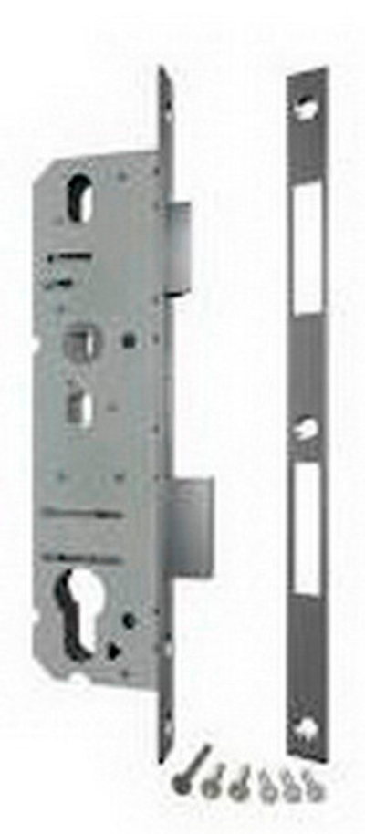 Замок FUARO 4924-30/92 CP хром врезной узкопроф. с защелкой w/b (корпус)