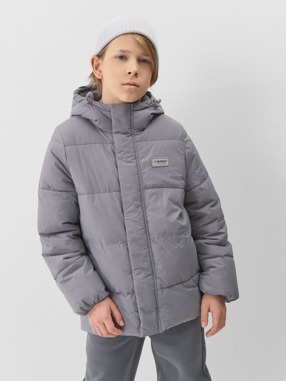 Куртка демисезонная стеганая "Пепел" 7+