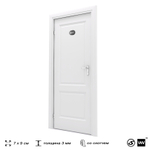 Номерок на дверь квартиры 805, для кабинета, офиса, шильдик 9 х 7 см, золотистый, Айдентика Технолоджи