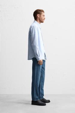 ZARA ДЖИНСЫ REGULAR FIT, СИНИЙ