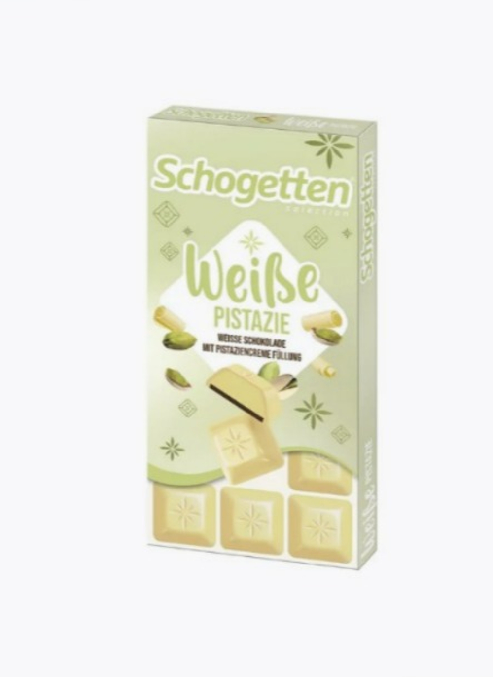 Шоколад Schogetten белый Фисташка 100гр*15шт Германия