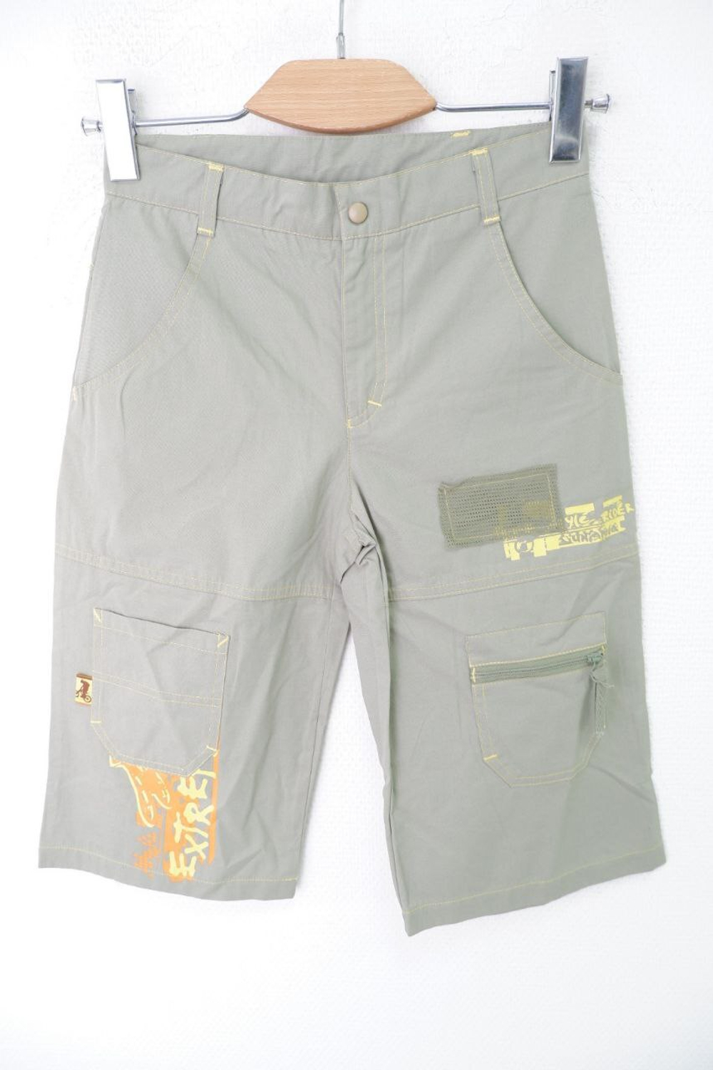 Бриджи UniStyle оливковые комфортные на 9 лет, новые