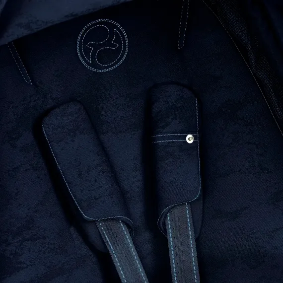 Детская коляска Cybex Priam IV 3 в 1 Rebellious Luxury Denim Blue