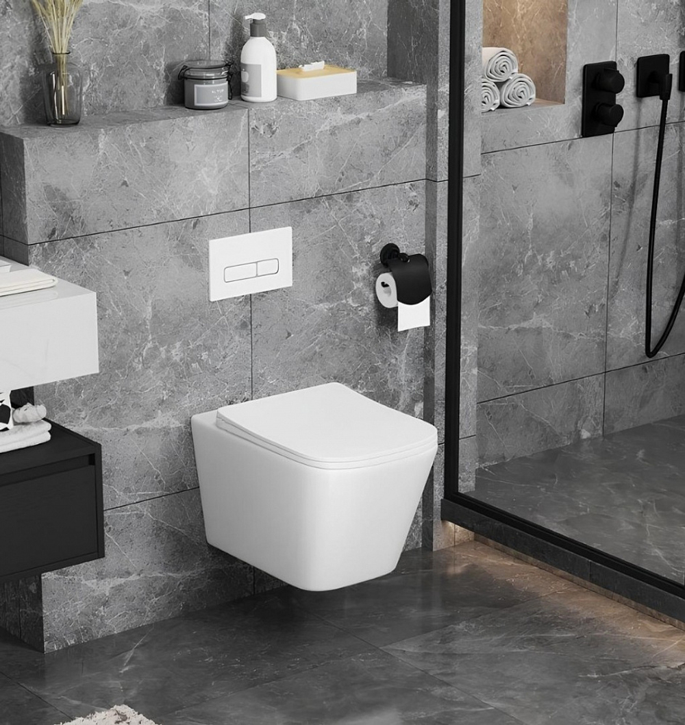 Унитаз подвесной Ceruttispa МАЙЕЛЛА (MAIELLA) Aria MW CT9164 (500х350х320) безободковый, белый матовый, ТЕРМООБЖИГ (не плёнка)