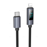 Кабель Type-C на Lightning 27W Hoco X112 (black) (Краснодар склад)