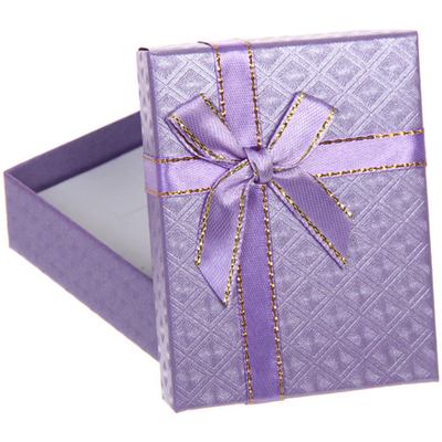 Коробка подарочная «С любовью» 9*7*3 см, Сиреневый