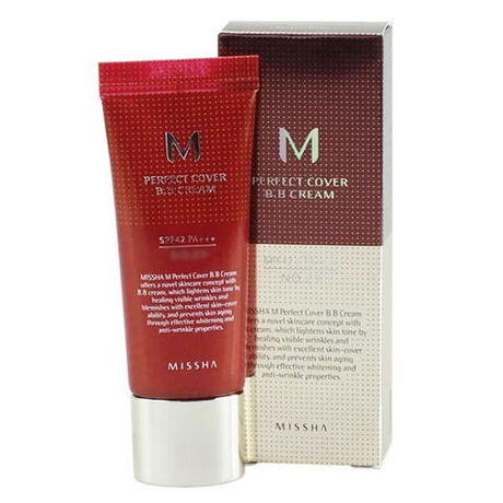 ВВ крем Missha Perfect Cover SPF42/PA+++ (№13 - Очень светлый беж), 20 мл