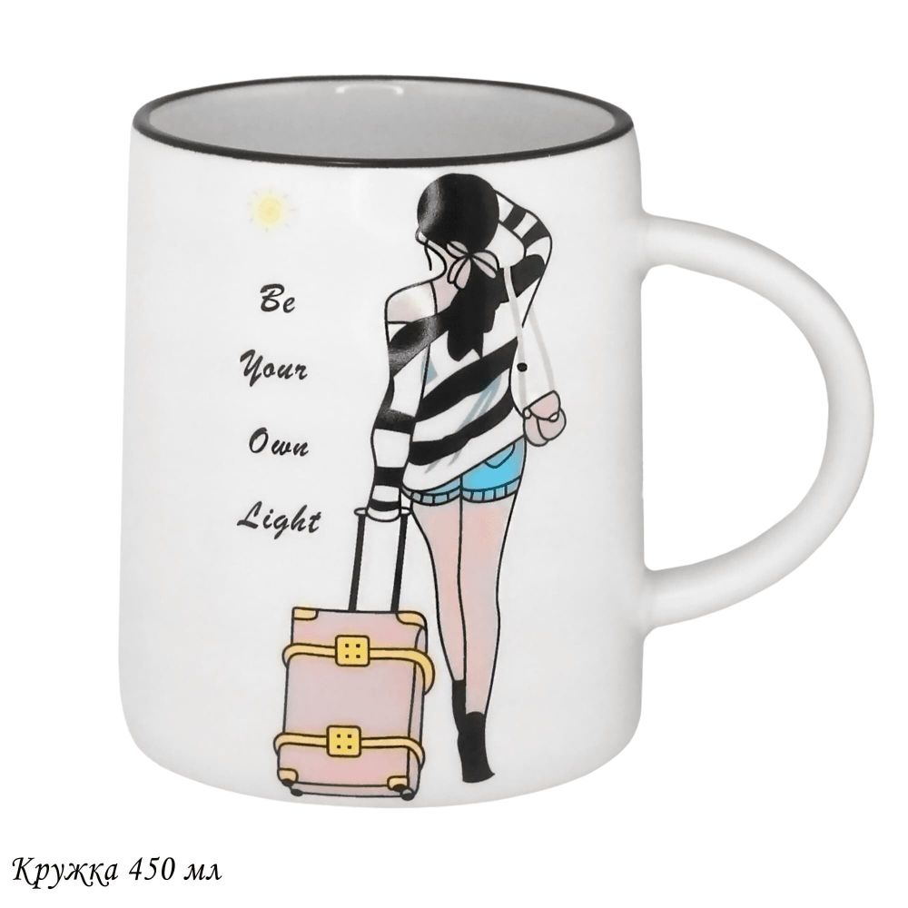 Lenardi 315-059 Кружка 420мл в под.уп.(х36)Фарфор