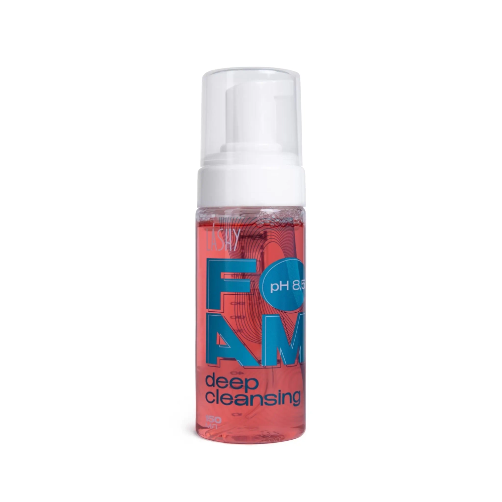 Пенка LASHY "DEEP CLEANSING foam" pH 8 с протеинами пшеницы 150 мл