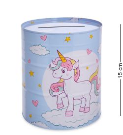 BX-211/2 Металлическая копилка «Единорог»