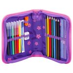 Пенал 1 отделение, 200*140*40 Berlingo "Owl", с наполнением, полиэстер