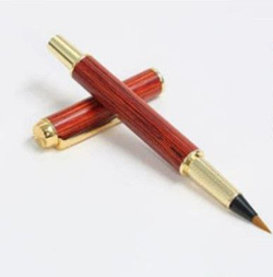 Подарочный набор из 1 уникальной ручки-кисти + картридж с чернилами + подарочный пенал (для леттеринга, каллиграфии, рисования)