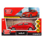 Модель ин. мет. "Kia Ceed" 12см. двери, багаж, красный CEED-12-RD (Технопарк)