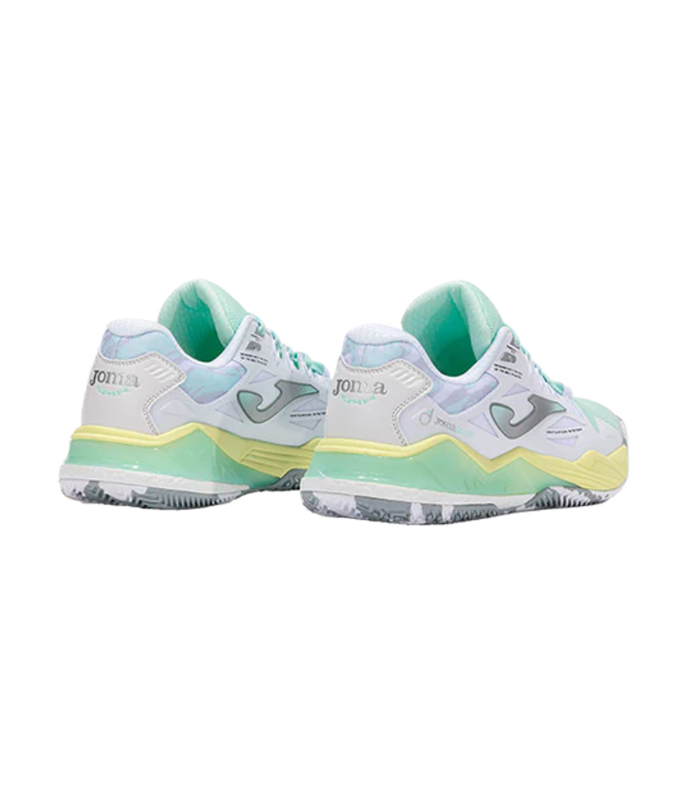 Кроссовки для падел Joma Spin Lady 2502 Белые 2025 | Женская обувь