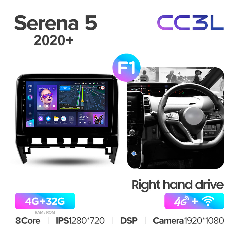 Teyes CC3L 10,2"для Nissan Serena 2020+