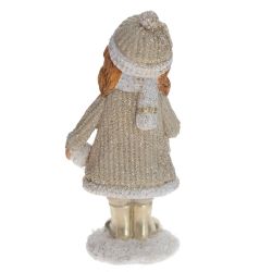 GAEM Фигурка декоративная "Мальчик/Девочка", L6 W4 H12,5 см, 2в.