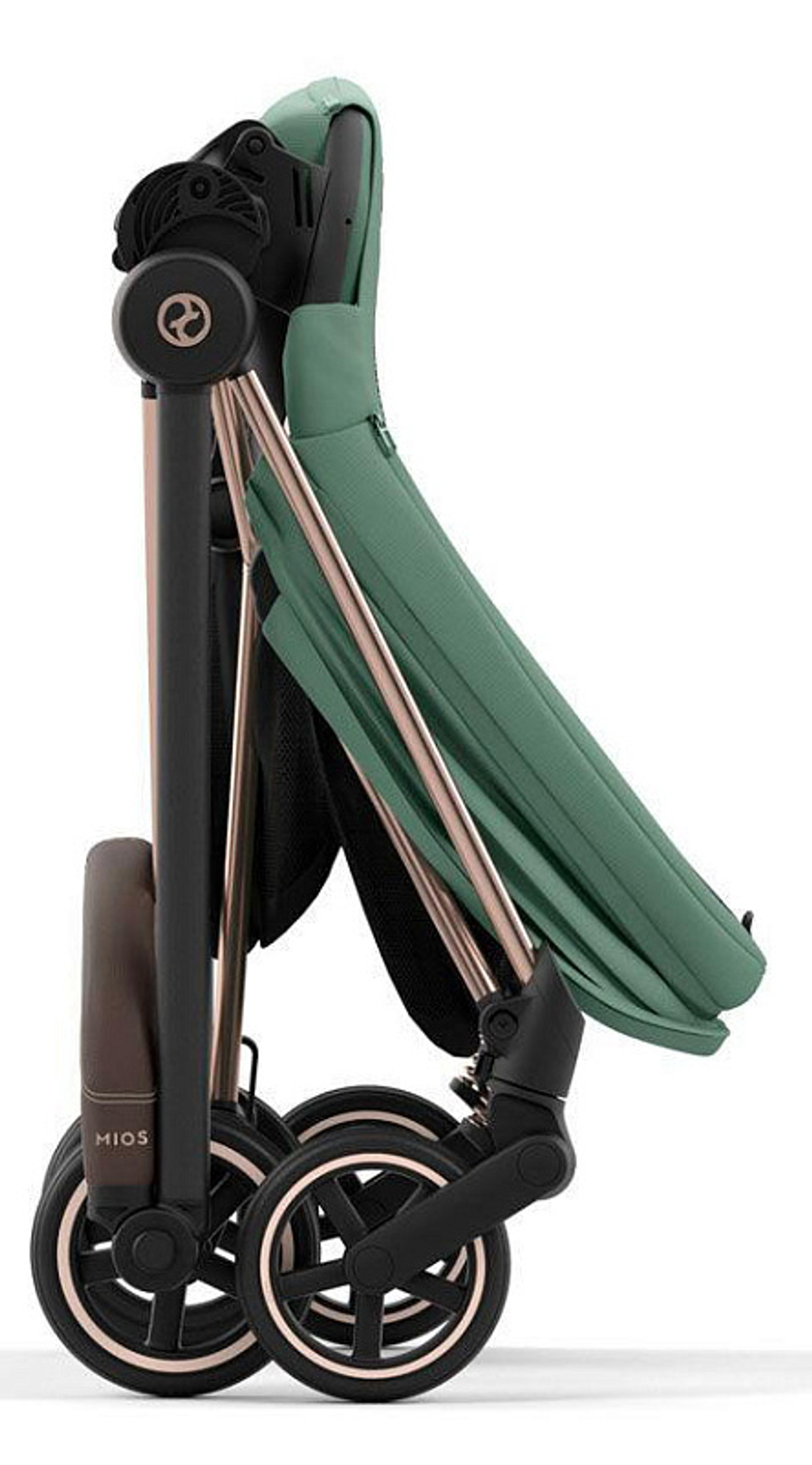 Прогулочная коляска Cybex Mios III Rosegold complete Leaf Green