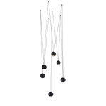 Светильник подвесной для CIRCLE System,  Apple,  8, 5Вт,  3000К,  черный,  провод черный