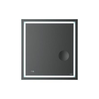 Универсальное зеркало с контурной Led-подсветкой, часами и косметическим зеркалом, 65 см AM.PM Gem M91AMOX0653WG