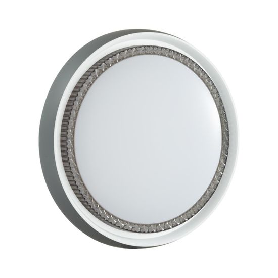 7644/EL PALE SN 186 Светильник пластик/белый/серый LED 70Вт 3000-6000К D520 IP43 пульт ДУ RAHIG