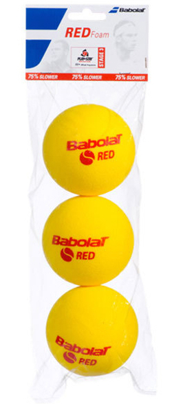 Детские теннисные мячи Babolat Red Foam 3B