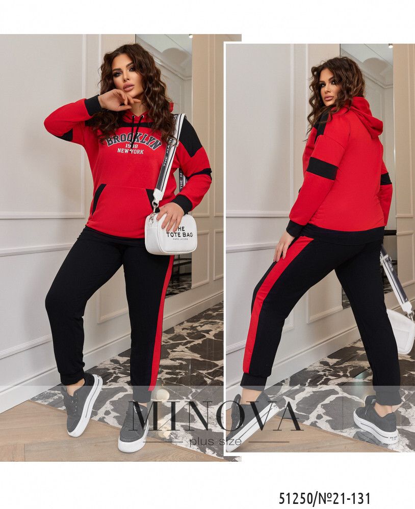 Костюм 21-131-красный Minova