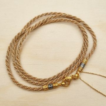 9001121 Текстильный шнурок золотистый, 2 мм