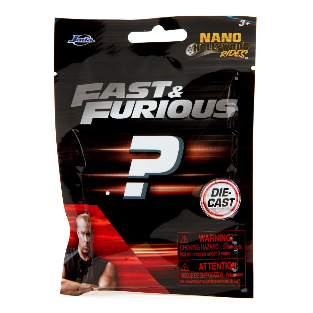 Jada Toys 3201008 — Металлическая мини-модель Jada Fast & Furious Nano Hollywood Rides сюрприз 3201008 — фото 1