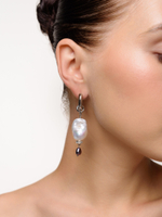 Серьги "Petrol Drop" Silver