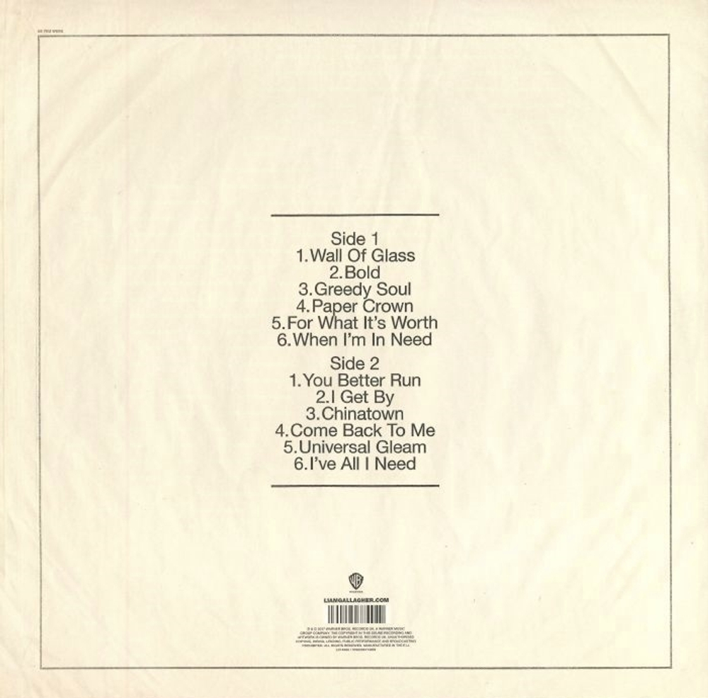 Liam Gallagher / As You Were (Coloured Vinyl)(LP)