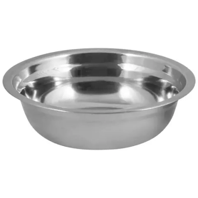 Миска Bowl-19, объем 1 л, с расширенными краями, из нерж стали, зеркальная полировка, диа