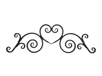 Кованый элемент "Навершие L", 1180x385 мм