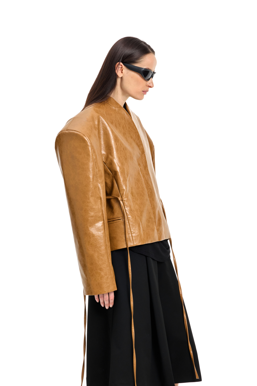 Куртка кожаная SAVAGE Sepia