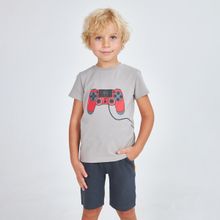 Темно-серые шорты для мальчика KOGANKIDS